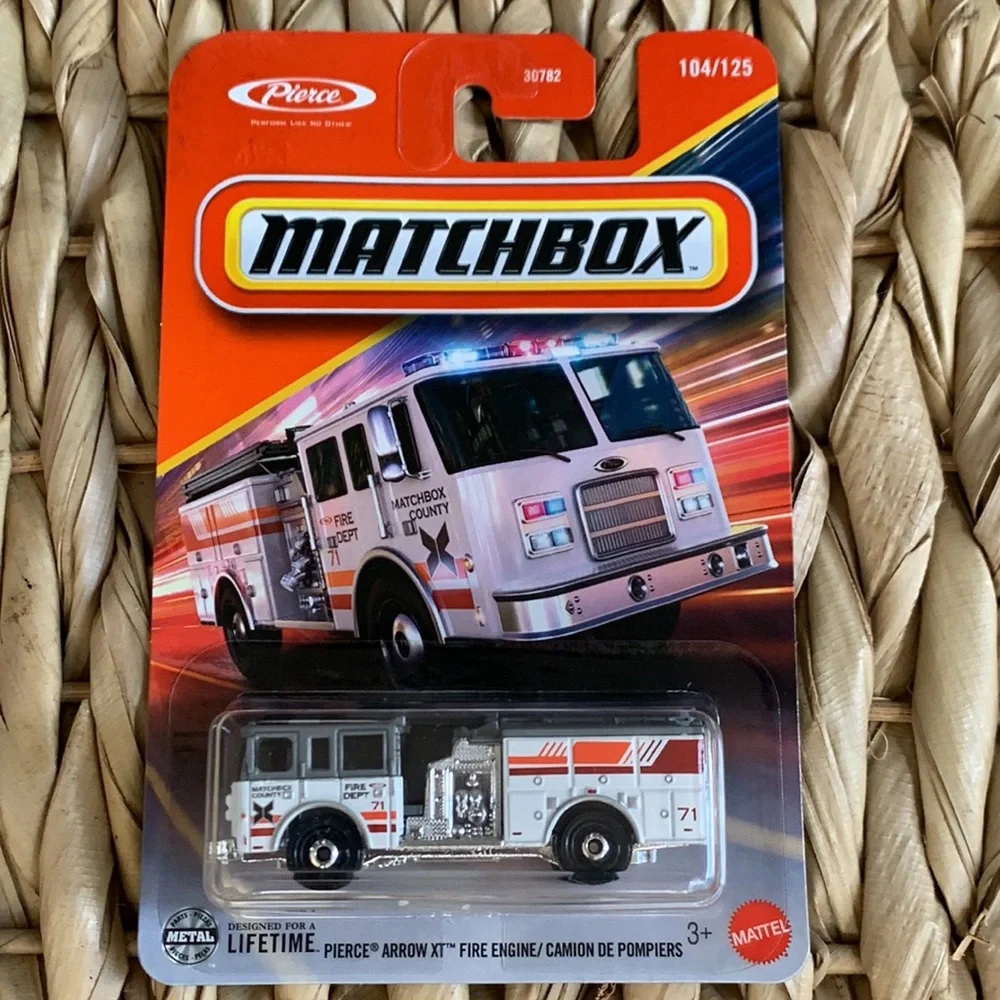 Pierce Dash Fire Engine Truck Matchbox FireEngine Firetruck Mattel Diecast Toy 🆕